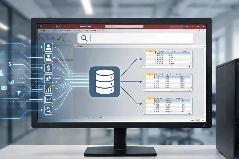 大量データを一元管理