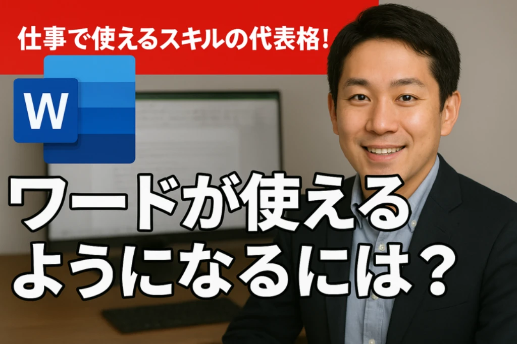 仕事で使えるスキルの代表格！ワードが使えるようになるには？