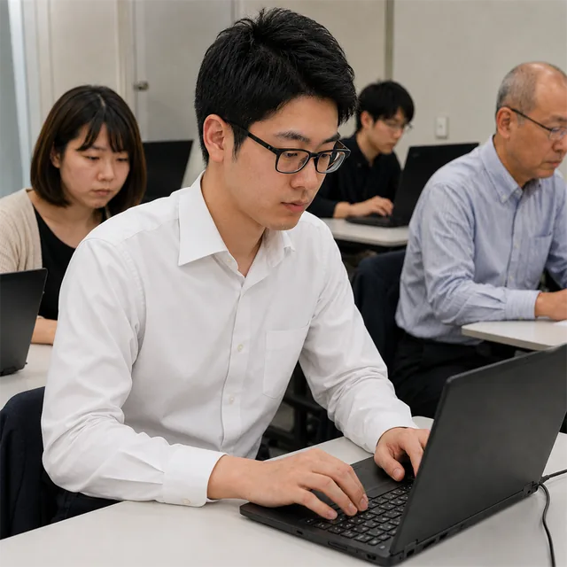 30代男性:休日にパソコンのスキルアップ