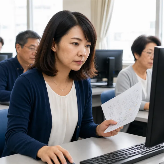 40代女性:再就職に向けてスキルの取得